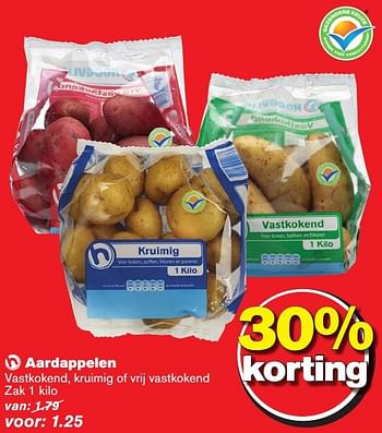 Aanbiedingen Aardappelen - Huismerk - Hoogvliet - Geldig van 12/10/2016 tot 18/10/2016 bij Hoogvliet