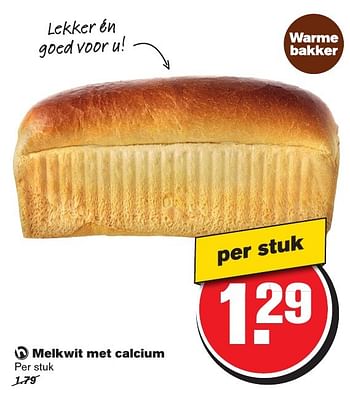 Aanbiedingen Melkwit met calcium - Huismerk - Hoogvliet - Geldig van 12/10/2016 tot 18/10/2016 bij Hoogvliet