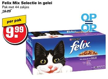 Aanbiedingen Felix mix selectie in gelei - Felix - Geldig van 12/10/2016 tot 18/10/2016 bij Hoogvliet