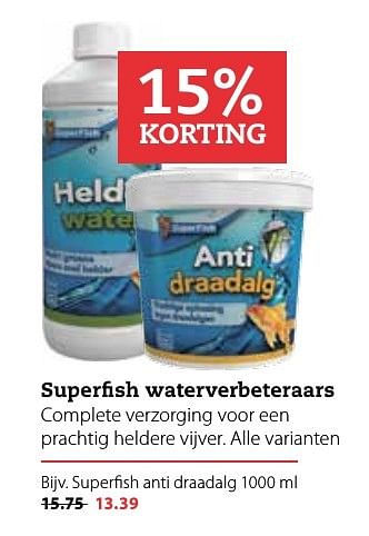Aanbiedingen Superfish anti draadalg - Superfish - Geldig van 03/10/2016 tot 16/10/2016 bij Pets Place