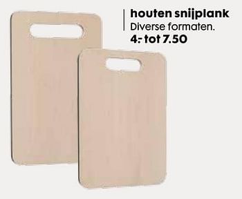 Aanbiedingen Houten snijplank - Huismerk - Hema - Geldig van 03/10/2016 tot 16/10/2016 bij Hema