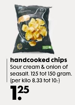 Aanbiedingen Handcooked chips - Huismerk - Hema - Geldig van 03/10/2016 tot 16/10/2016 bij Hema