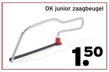 Aanbiedingen Ok junior zaagbeugel - Ok - Geldig van 10/10/2016 tot 16/10/2016 bij Gamma