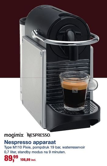 Magimix Magimix nespresso apparaat - Promotie bij Makro