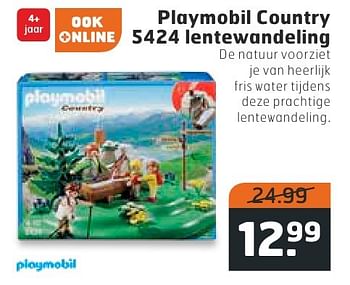 Aanbiedingen Playmobil country lentewandeling - Playmobil - Geldig van 11/10/2016 tot 16/10/2016 bij Trekpleister