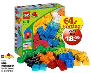 Aanbiedingen Basisstenen 6176 - Lego - Geldig van 07/10/2016 tot 19/10/2016 bij Marskramer