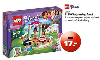 Aanbiedingen Verjaardagsfeest 41110 - Lego - Geldig van 07/10/2016 tot 19/10/2016 bij Marskramer