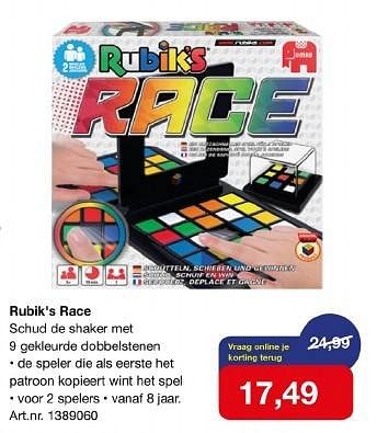 Aanbiedingen Rubik`s race - Jumbo - Geldig van 07/10/2016 tot 19/10/2016 bij Marskramer