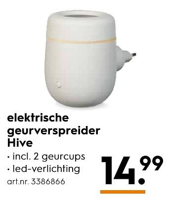 Aanbiedingen Elektrische geurverspreider hive - Huismerk - Blokker - Geldig van 10/10/2016 tot 19/10/2016 bij Blokker