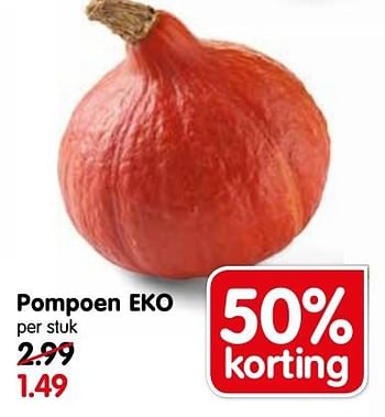 Aanbiedingen Pompoen eko - Huismerk - Em-té - Geldig van 16/10/2016 tot 22/10/2016 bij Em-té