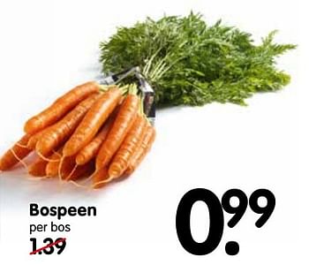 Aanbiedingen Bospeen - Huismerk - Em-té - Geldig van 16/10/2016 tot 22/10/2016 bij Em-té