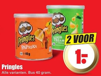 Aanbiedingen Pringles - Pringles - Geldig van 16/10/2016 tot 22/10/2016 bij Lekker Doen