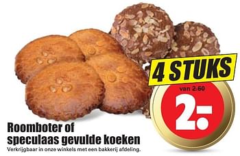 Aanbiedingen Roomboter of speculaas gevulde koeken - Huismerk - Dirk - Geldig van 16/10/2016 tot 22/10/2016 bij Lekker Doen