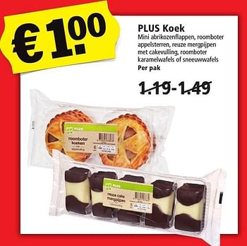 Aanbiedingen Plus koek - Huismerk - Plus - Geldig van 16/10/2016 tot 22/10/2016 bij Plus
