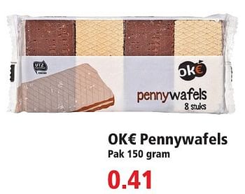 Aanbiedingen Ok€ pennywafels - Okâ‚¬ - Geldig van 16/10/2016 tot 22/10/2016 bij Plus