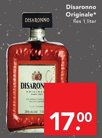 Aanbiedingen Disaronno originale - Disaronno - Geldig van 16/10/2016 tot 22/10/2016 bij Deen Supermarkten