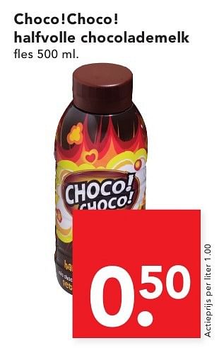 Aanbiedingen Choco!choco! halfvolle chocolademelk - Choco!Choco - Geldig van 16/10/2016 tot 22/10/2016 bij Deen Supermarkten