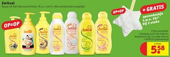 Aanbiedingen Zwitsal shampoo anti-klit - Zwitsal - Geldig van 11/10/2016 tot 23/10/2016 bij Kruidvat