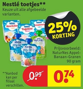 Aanbiedingen Nestlé toetjes - Nestlé - Geldig van 11/10/2016 tot 23/10/2016 bij Kruidvat