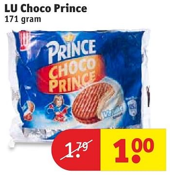 Aanbiedingen Lu choco prince - Lu - Geldig van 11/10/2016 tot 23/10/2016 bij Kruidvat