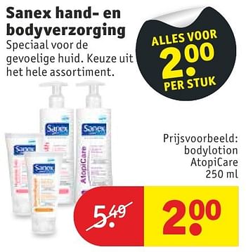 Aanbiedingen Sanex hand- en bodyverzorging - Sanex - Geldig van 11/10/2016 tot 23/10/2016 bij Kruidvat