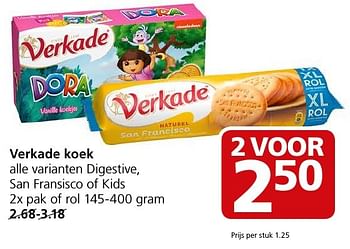 Aanbiedingen Verkade koek - Verkade - Geldig van 17/10/2016 tot 23/10/2016 bij Jan Linders