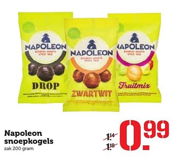 Aanbiedingen Napoleon snoepkogels - Napoleon - Geldig van 17/10/2016 tot 23/10/2016 bij Coop