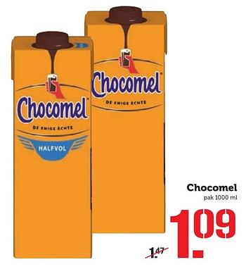 Aanbiedingen Chocomel - Chocomel - Geldig van 17/10/2016 tot 23/10/2016 bij Coop