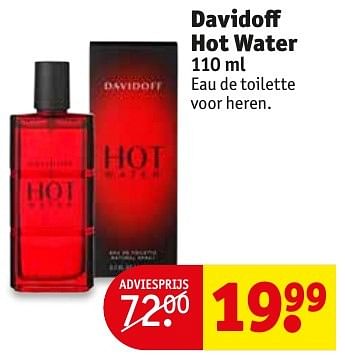 Aanbiedingen Davidoff hot water 110 ml - Davidoff - Geldig van 18/10/2016 tot 23/10/2016 bij Kruidvat