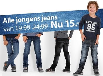 Aanbiedingen Alle jongens jeans - Huismerk - terStal - Geldig van 17/10/2016 tot 30/10/2016 bij terStal