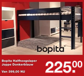 Aanbiedingen Bopita halfhoogslaper joppe donkerblauw - Bopita - Geldig van 03/10/2016 tot 23/10/2016 bij Baby & Tiener Megastore