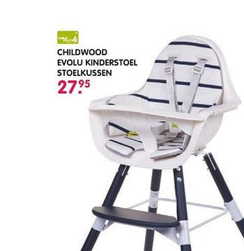 Aanbiedingen Childwood evolu kinderstoel stoelkussen - Child Wood - Geldig van 05/10/2016 tot 23/10/2016 bij Prenatal