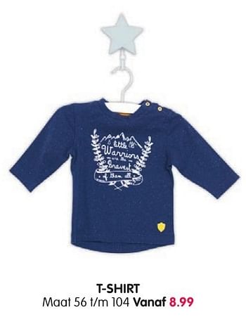 Aanbiedingen T-shirt - Huismerk - Prenatal - Geldig van 05/10/2016 tot 23/10/2016 bij Prenatal