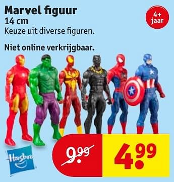 Aanbiedingen Marvel figuur - Hasbro - Geldig van 18/10/2016 tot 23/10/2016 bij Kruidvat