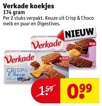 Aanbiedingen Verkade koekjes - Verkade - Geldig van 18/10/2016 tot 23/10/2016 bij Kruidvat