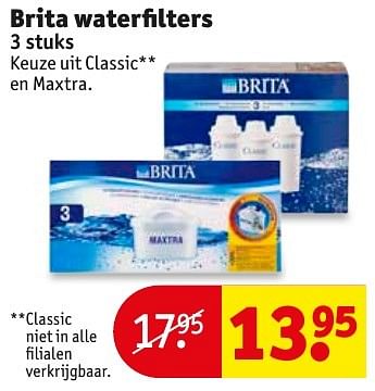 Aanbiedingen Brita waterfilters - Brita - Geldig van 18/10/2016 tot 23/10/2016 bij Kruidvat