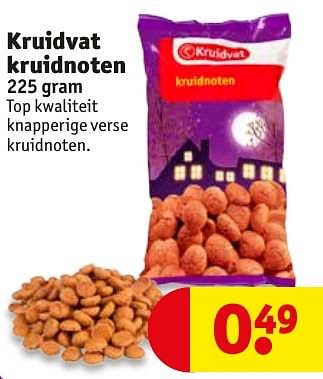 Aanbiedingen Kruidvat kruidnoten - Huismerk - Kruidvat - Geldig van 18/10/2016 tot 23/10/2016 bij Kruidvat