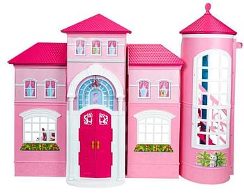 Aanbiedingen Barbie Malibu huis - Barbie - Geldig van 22/10/2016 tot 07/12/2016 bij ToyChamp