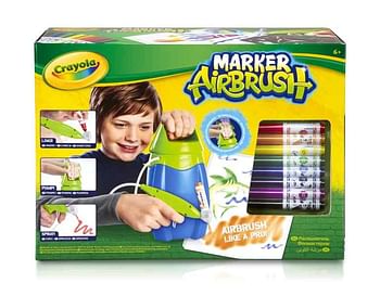 Aanbiedingen Crayola Marker Airbrush - Crayola - Geldig van 21/10/2017 tot 10/12/2017 bij ToyChamp