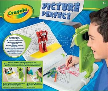 Aanbiedingen Crayola Picture Perfect - Teken wat je wil! - Crayola - Geldig van 21/10/2017 tot 10/12/2017 bij ToyChamp