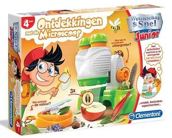 Aanbiedingen Ontdekkingen met de Microscoop - Clementoni - Geldig van 22/10/2016 tot 07/12/2016 bij ToyChamp