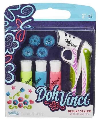 Aanbiedingen Doh Vinci Deluxe styler - Doh Vinci - Geldig van 22/10/2016 tot 07/12/2016 bij ToyChamp