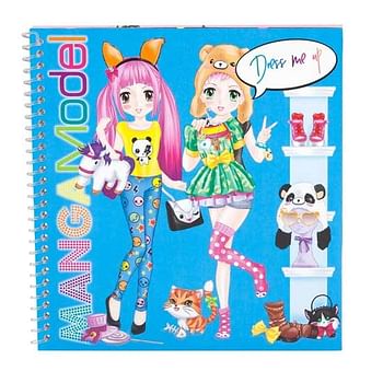 Aanbiedingen TOPModel MANGAModel dress me up stickerboek - Top Model - Geldig van 22/10/2016 tot 07/12/2016 bij ToyChamp