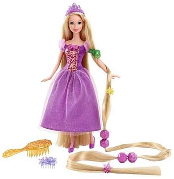 Aanbiedingen Disney Rapunzel haarspeelpop - Disney - Geldig van 22/10/2016 tot 07/12/2016 bij ToyChamp