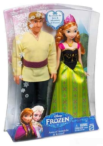 Aanbiedingen Disney Frozen Anna en Kristoff 2-pack - Disney - Geldig van 02/01/2017 tot 15/01/2017 bij ToyChamp
