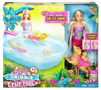 Aanbiedingen Pool party Pups - Barbie - Geldig van 22/10/2016 tot 07/12/2016 bij ToyChamp