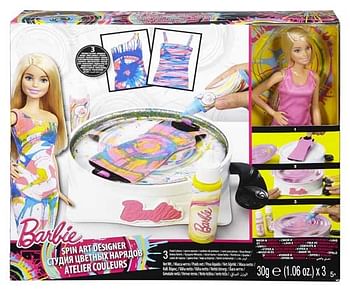 Aanbiedingen Barbie Spin Art Designer - Barbie - Geldig van 02/01/2017 tot 15/01/2017 bij ToyChamp