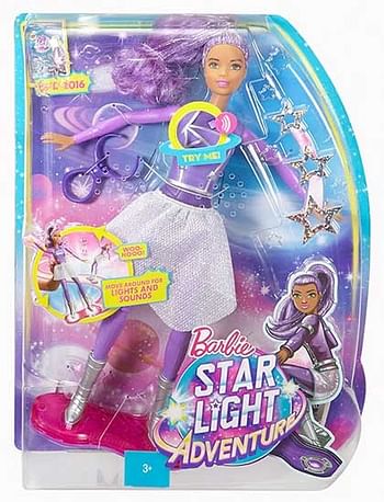Aanbiedingen Star Light Adventure Sally op haar hoverboard - Barbie - Geldig van 02/01/2017 tot 15/01/2017 bij ToyChamp