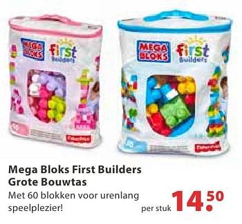 Aanbiedingen Mega bloks first builders grote bouwtas - Mega Bloks - Geldig van 10/10/2016 tot 06/12/2016 bij Multi Bazar