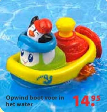Aanbiedingen Opwind boot voor in het water - Huismerk - Multi Bazar - Geldig van 10/10/2016 tot 06/12/2016 bij Multi Bazar
